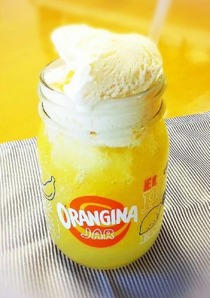 レモン&オランジーナで☆ゼリーフロート-レシピのメイン写真