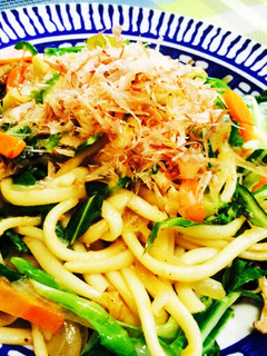 簡単☆お家の焼うどん醤油味-レシピのメイン写真