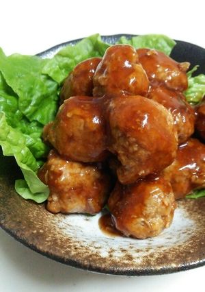 お弁当にも♪うまい☆肉団子甘辛煮-レシピのメイン写真