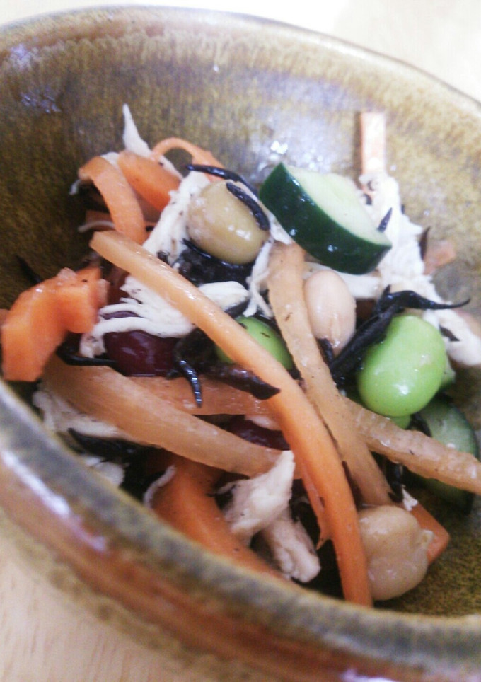 鶏ささみと野菜のサラダ-レシピのメイン写真