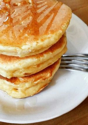 ふわっと分厚い❤お豆腐パンケーキ-レシピのメイン写真