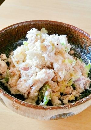 おからヘルシー！レンジで偽ポテトサラダ♥-レシピのメイン写真