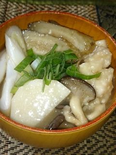 【ぐうたら】再び痛恨! ひき肉すいとん-レシピのメイン写真