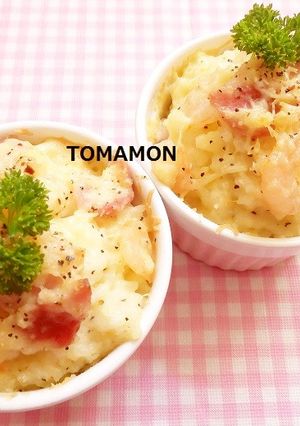 ココットで簡単✿エビベーコンミニドリア✿-レシピのメイン写真