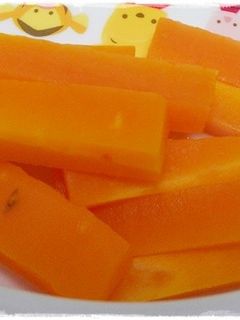 離乳食完了期 にんじんスティック煮-レシピのメイン写真