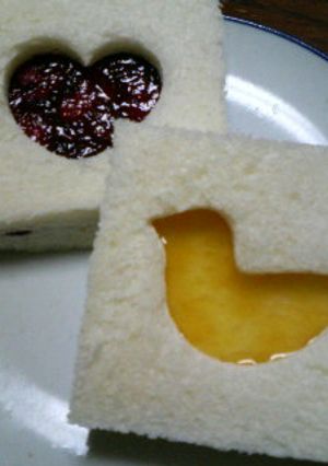 簡単☆カワイイ型抜きサンドイッチ♪-レシピのメイン写真