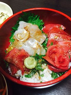 かわいいバラ海鮮丼-レシピのメイン写真