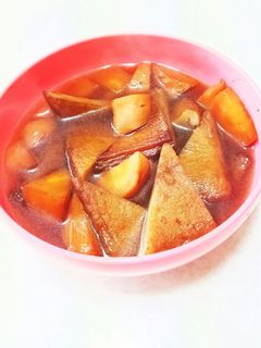 さつま揚げ人参の煮物-レシピのメイン写真
