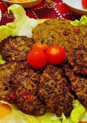アフガニスタンの肉料理“チャプリカバブ”-レシピのメイン写真