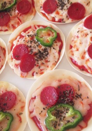 簡単 餃子の皮 アレンジ！ピザ♡-レシピのメイン写真