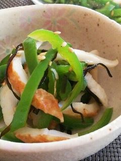 【簡単!】ピーマンの塩昆布和え-レシピのメイン写真