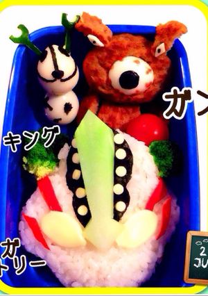 キャラ弁☆ウルトラマン 怪獣 ガンQ-レシピのメイン写真