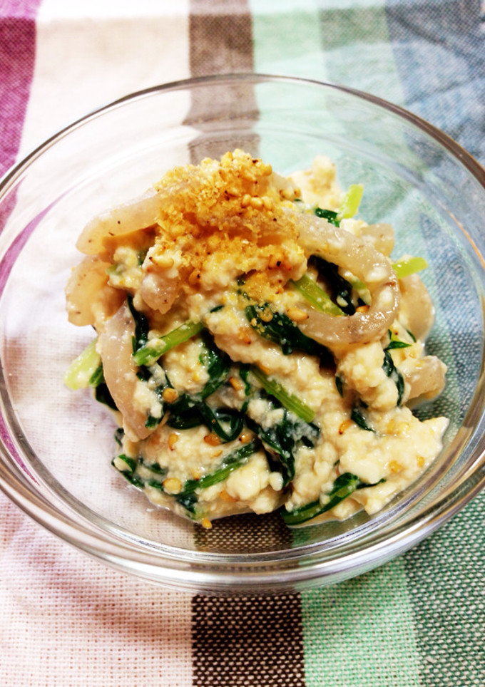 水菜の白和え小鉢♩-レシピのメイン写真