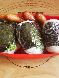 焼き豚おにぎり♪-レシピのメイン写真