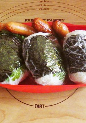焼き豚おにぎり♪-レシピのメイン写真