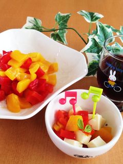 常備菜 おつまみ『パプリカのマリネ』-レシピのメイン写真