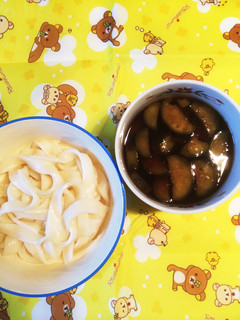 おばぁの味!うどんになす南蛮汁-レシピのメイン写真