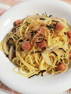 塩昆布バタースパゲティ-レシピのメイン写真