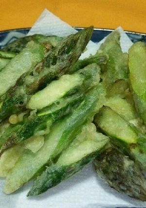 アスパラの天ぷら-レシピのメイン写真