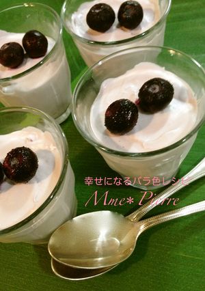 グレープジュースで*簡単ムース-レシピのメイン写真