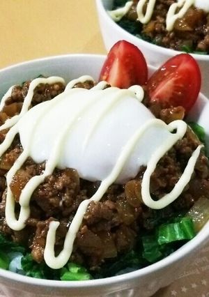 時短!! 丼の中がハンバーグプレート♡-レシピのメイン写真