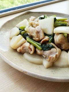 かぶと鶏肉の中華炒め♧-レシピのメイン写真