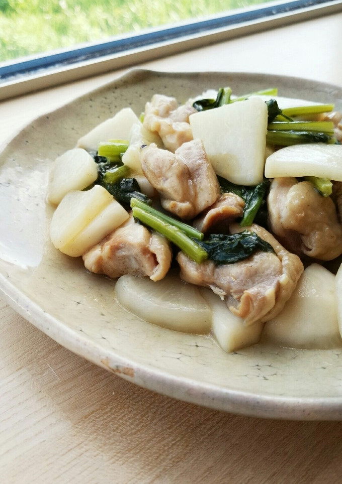 かぶと鶏肉の中華炒め♧-レシピのメイン写真