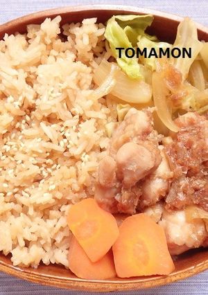 簡単✿和風鶏もも肉と野菜のかつお節炒め-レシピのメイン写真
