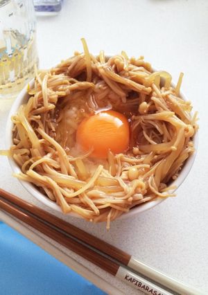 TKGに野菜をプラス!もやしえのき煮-レシピのメイン写真