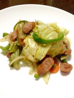 たっぷり野菜のウスターソース炒め-レシピのメイン写真