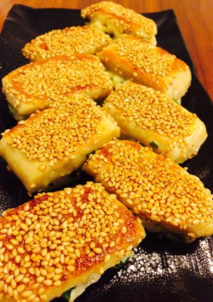 冷めて美味しい！生麩と鶏つくねの重ね焼き-レシピのメイン写真
