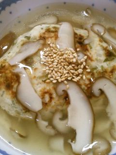 大葉入り!椎茸の塩ダレ 豆腐ハンバーグ-レシピのメイン写真