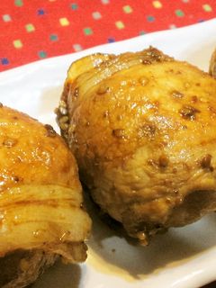 お弁当に★簡単★子供喜ぶ【肉巻おにぎり】-レシピのメイン写真