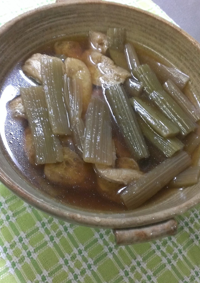 母の味・ふきとあげの煮物-レシピのメイン写真