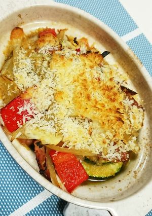 ズッキーニのチーズ香るパン粉焼き-レシピのメイン写真
