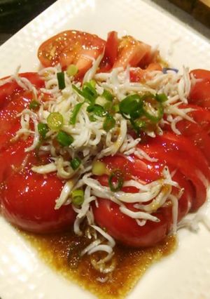 簡単＊トマトとしらすのサラダ-レシピのメイン写真