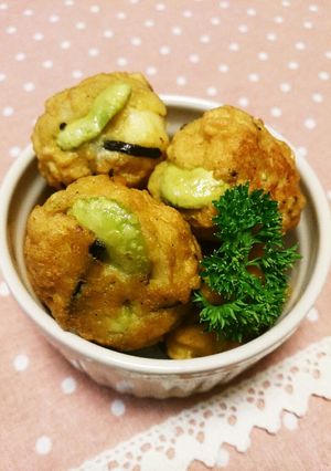 空豆とはんぺんのヘルシーナゲット-レシピのメイン写真