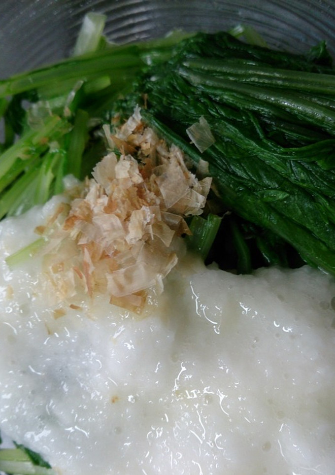 ☆ねばねば長芋と水菜のおひたし☆-レシピのメイン写真