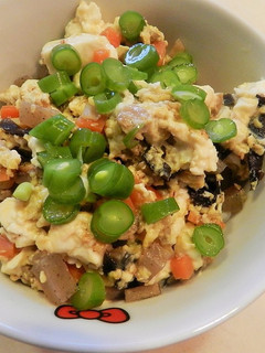 炒り豆腐丼-レシピのメイン写真