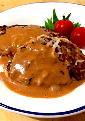 簡単！我が家の豆腐ハンバーグ-レシピのメイン写真