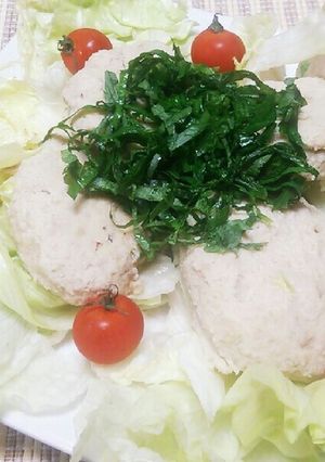 味付豆腐ハンバーグFP時短レンジ-レシピのメイン写真