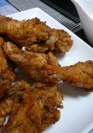 鶏手羽スパイス揚げ☆ヨーグルトソースで♪-レシピのメイン写真