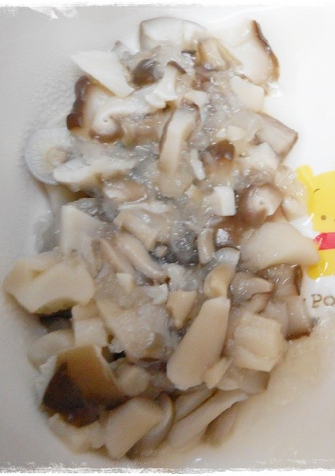 離乳食完了期　きのこのおろし大根煮-レシピのメイン写真