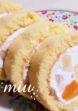 豆乳ヨーグルトロールケーキ-レシピのメイン写真