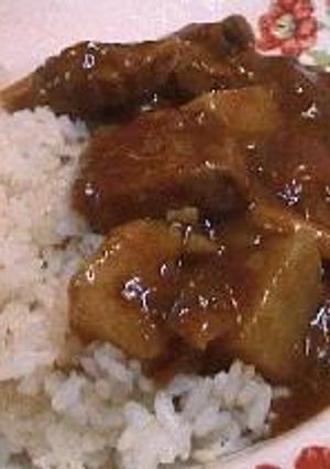 鮪カレー-レシピのメイン写真