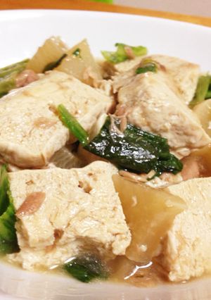 凍らせ豆腐で＊大根・レタスのとろとろ煮-レシピのメイン写真