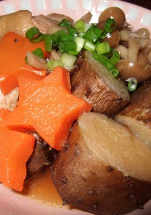 ホッコリ♪やまいもと鶏肉の煮物♪-レシピのメイン写真