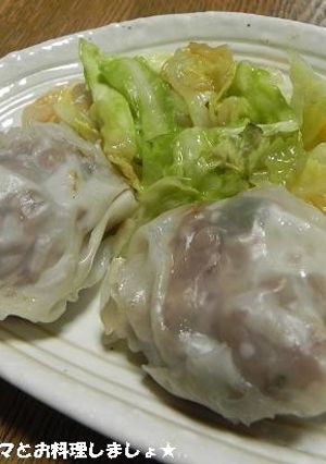 包まないで作れる★簡単しそシュウマイ-レシピのメイン写真