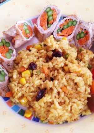 簡単カレーピラフ-レシピのメイン写真