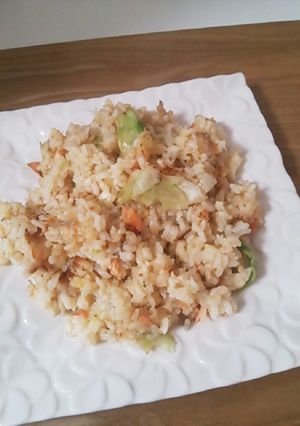 鮭とじゃこの和風チャーハン♪-レシピのメイン写真